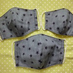 【T様専用】ガーゼ立体マスク　星　３枚セット
