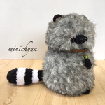 ずんぐりもふもふペット(グレー)🐾あみぐるみ