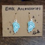 【PW0002】でろでろダイヤピアス（ブルー）
