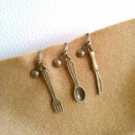 【ご予約品】いただきます！イヤリング（３個セット）【M様】