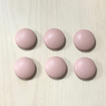 ●15㎜● LEATHER PINK ROUND CABOCHON  