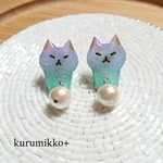 春空にゃんこ【ピアス】  