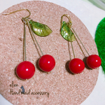 ＊*さくらんぼ  ピアス*＊春○。