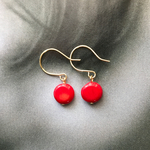 ［再販］赤珊瑚♚ピアスorノンホールピアス