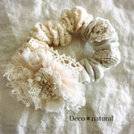 レース切り替えnaturalシュシュ＊