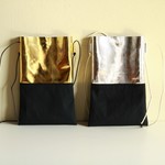 NAPOP BAGS”sacoche"BLAK×GOLD