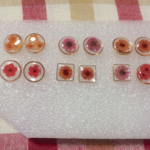押し花プチピアス