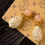 【再販】◆rose pink vintage◆ピアスorイヤリング△ピンク