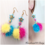 Colorful✰コンチョ ファーピアス