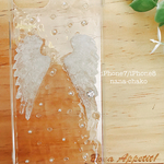 氷の世界のスマホケースG（天使の羽）