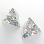 【再販】トライアングルピアス(ラメ)
