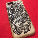 天然樹 彫刻 Wood iPhoneケース
