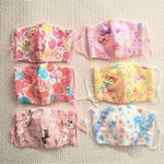 キッズマスク　★2枚セット★　リボン付き　子供用可愛いマスク