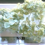 No.33☆紫陽花☆ドライフラワー3本(花小さめ)