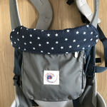 エルゴ首まわりカバー ネイビースター×デニム