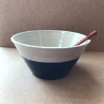 麺鉢【艶の瑠璃✖︎土色】①