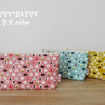 ＨＡＰＰＹ＊ＨＡＰＰＹ　ポーチ（おにぎりパンダ）