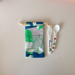 カトラリーケース     notes  green