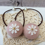 【送料無料】お花のヘアゴム ✳︎ピンク✳︎