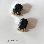 square bijoux FEMININE BLACK 