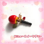 葉っぱつき☆りんごのイヤホンジャック