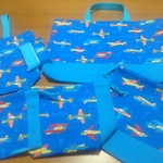 【mi様　専用カート】入園入学5点＋オマケ 飛行機　青