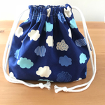 雲のお弁当袋