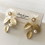 2way春のFlowerピアス