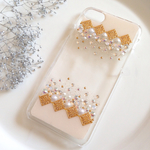 キラキラスワロのiPhone8 スマホケース キラキラ スター星  秋  大人