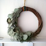 シルバーリーフ  Wreath#002