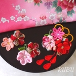 《 オーダー品 》つまみ細工髪飾り❀✿