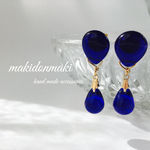 ☆送料無料☆ＤＥＥＰ   ＢＬＵＥ  ・ピアス・