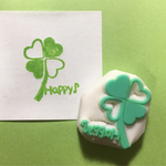 四つ葉のクローバー♪Happyはんこ