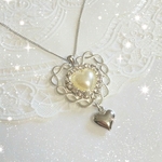 受注製作！！キラキラハートネックレス
