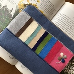 felt  de patchwork🐼お薬手帳ポーチ