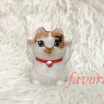 ＊オーダー様用＊【縁起物】招き猫の貯金箱(三毛猫)