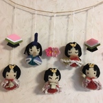 数量限定 お雛様ガーランド箱付き