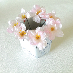 卒業式に！いろいろ使える桜の髪飾り
