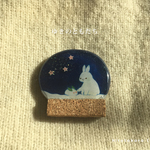 冬のともだち。ブローチ
