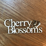 [cherry blossoms]タイトルチップボード（3個入り）