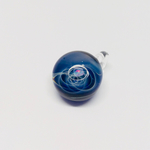 オパール入り土星のペンダントトップ