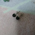 送料無料プチっとオニキスのピアス