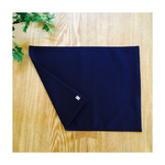 DENGLI.ランチョンマット/ストライプ/紺色/入園入学グッズ/入園入学準備/8号帆布/綿100%
