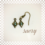 アンティーク ダイヤ ピアス
