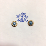 レトロ ヴィンテージ 小さな 可愛い ボタン ピアス