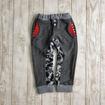 size100☆モンスター柄マチ付きニットパンツ