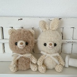 クマちゃん＆ウサちゃんセット  2♪