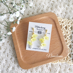 小さな幸せ♡菜の花のピアス&イヤリング