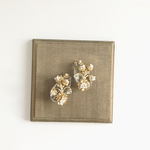 【Vintage accessory】ヴィンテージ クリスタル ドロップ ブライダルアクセサリー 