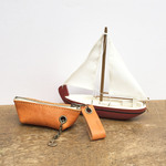 革キーケース　yacht-s：キャメル＜栃木レザーキーケース＞受注製作